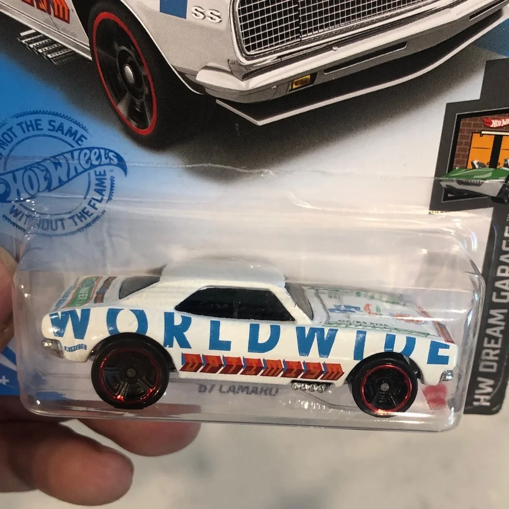 Mattel Hot Wheels '67 Camaro - Blue, White, and Red